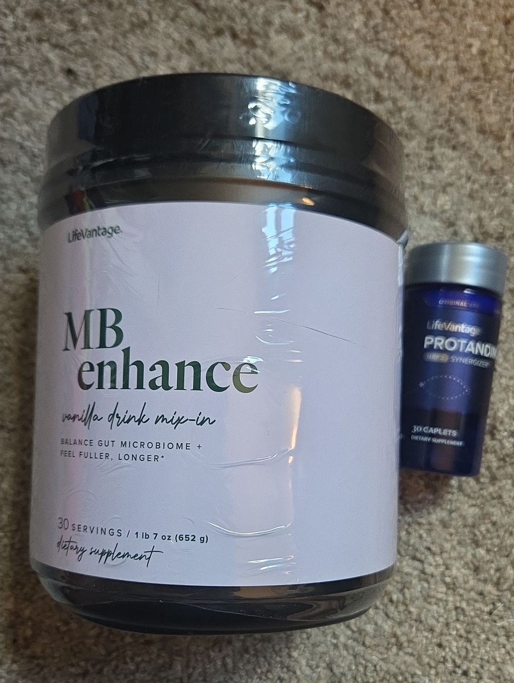 LifeVantage MB Enhance Vanilla Drink Mix-In & Protandim (NRF2)